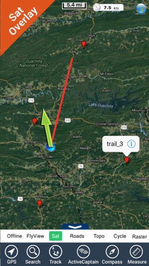 Ouachita National Forest gps and outdoor map(圖1)-速報App