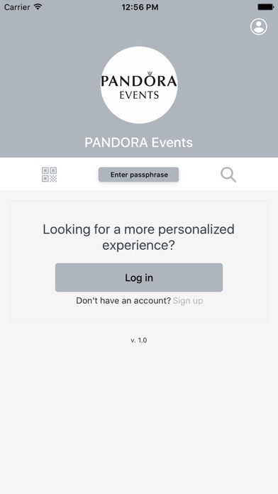 PANDORA Events screenshot 2