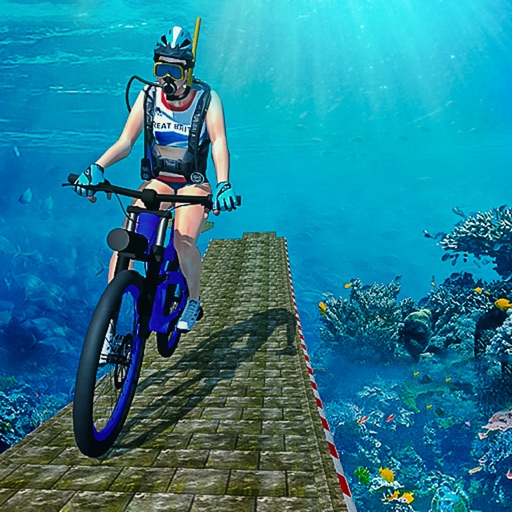 Bicycle Under Water Rally Race