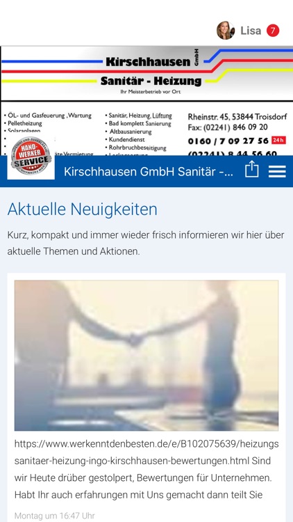 Kirschhausen GmbH Sanitär