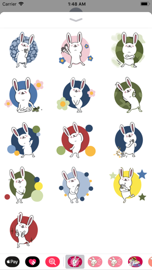 Bunny Funny Emojis Sticker Emo(圖3)-速報App