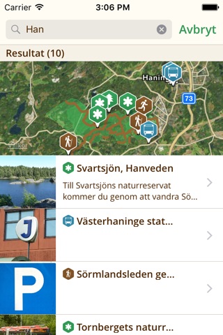 Haninges Naturkarta screenshot 3