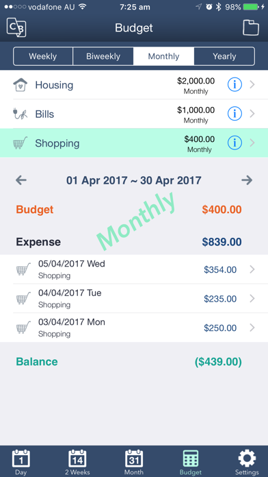 Sweet Money Pro screenshot1