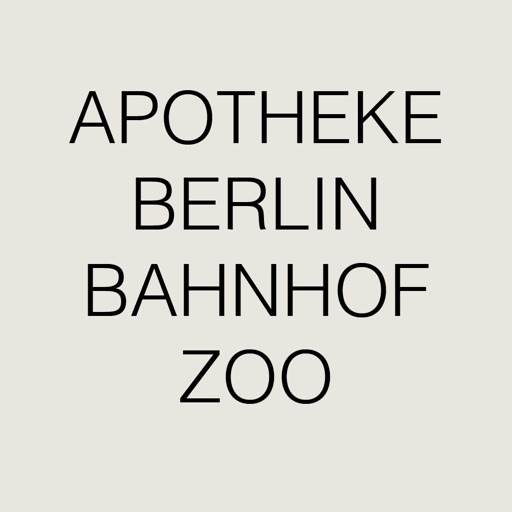 Apotheke Berlin Bhf - M. M.