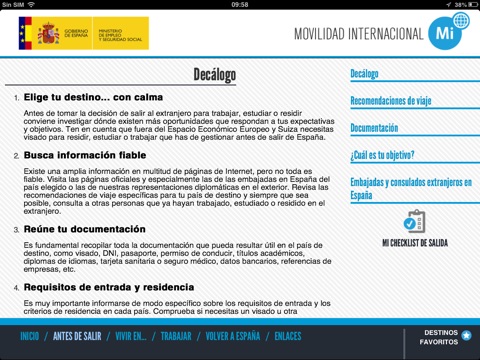 Movilidad Internacional screenshot 4