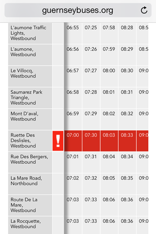 Guernsey Buses screenshot 4