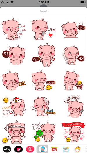 Pinky Pig Sticker(圖2)-速報App