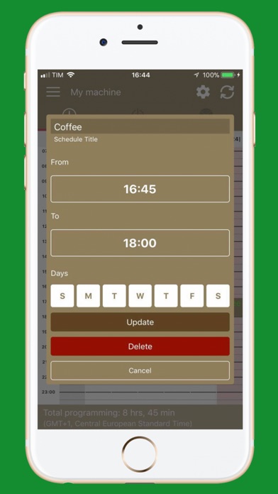 Simonelli iCoffee screenshot 3