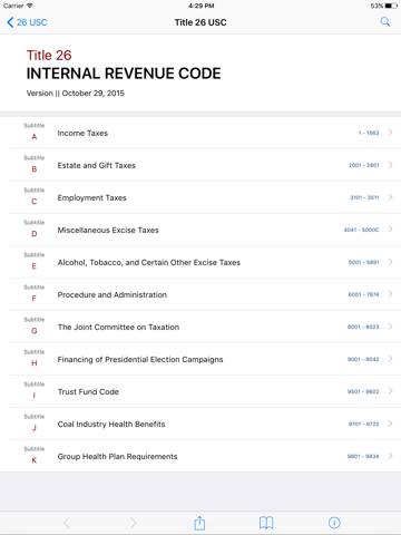Internal Revenue Code (Title 26 United States Code) Reference