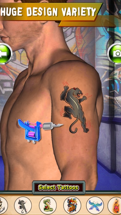 Tattoo Design Master 3D screenshot 2