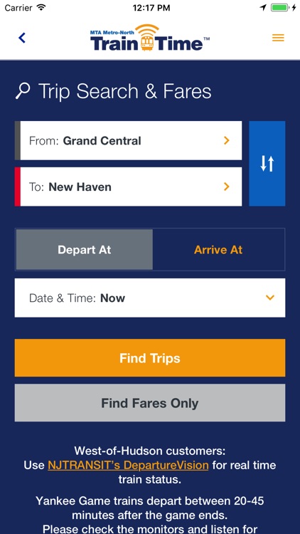 Metro-North Train Time