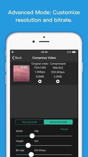 視頻壓縮器 - 視頻壓縮,視頻瘦身,視頻尺寸裁剪(圖3)-速報App