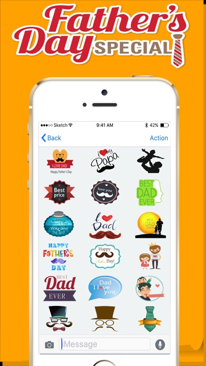 Fathers Day Stickers 2018