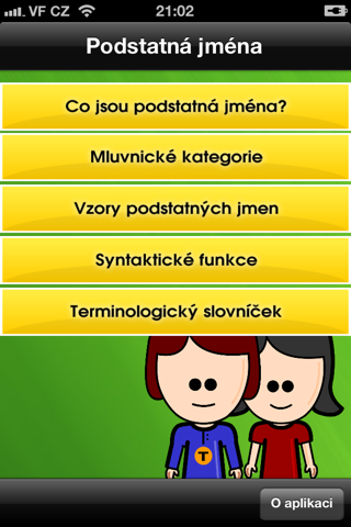 Podstatná jména - náhled