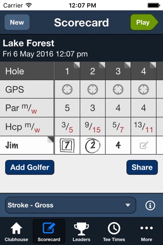 Lake Forest Golf Club screenshot 2