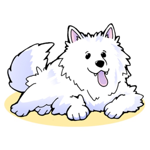 Samoyed Dog Sticker icon