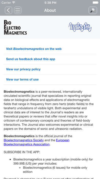 How to cancel & delete Bioelectromagnetics from iphone & ipad 3