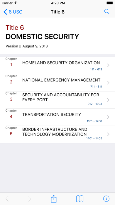 How to cancel & delete 6 USC - Domestic Security (LawStack Series) from iphone & ipad 1