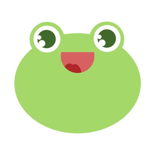 Frog: Smiley Emoji Stickers