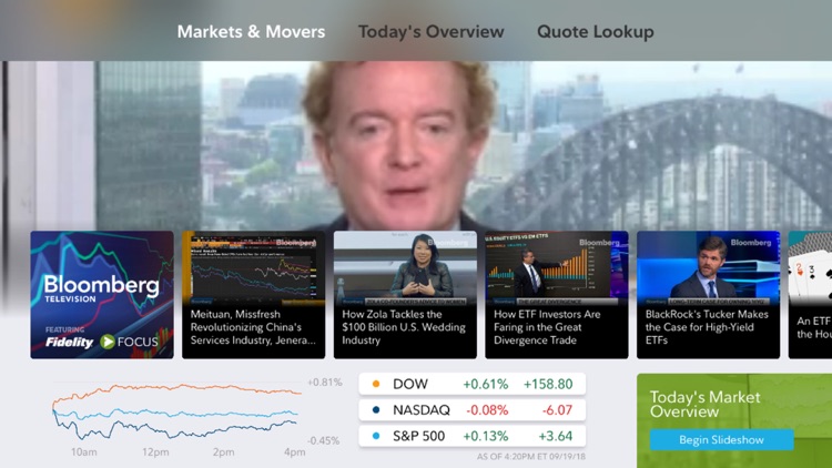 Fidelity Investments for TV