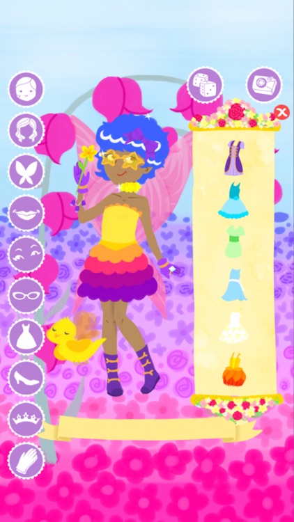 Fairy Fashion Show Dress Up Gold