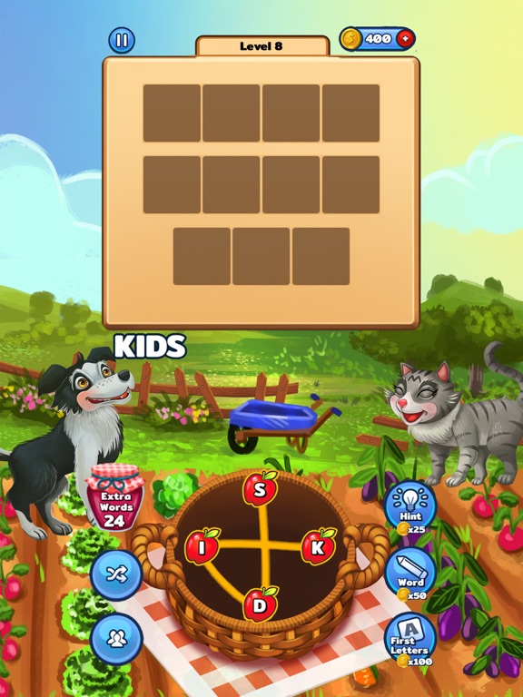 iPad Image of Word Farm - Search Puzzle Game