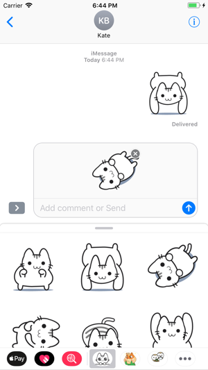 Kitty Angel Cute Stickers