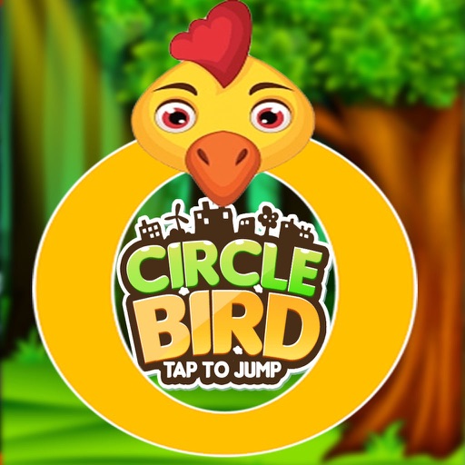 Circle Bird Jump icon