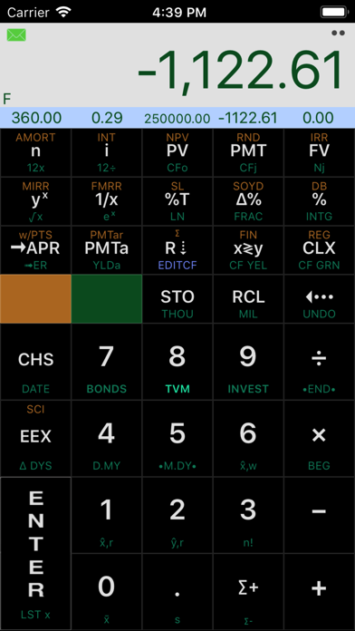 Calculator12 RPN screenshot1
