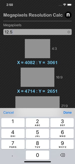 Megapixels Resolution Calc(圖3)-速報App