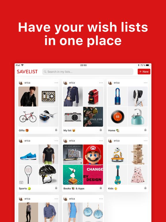 Savelist: Save Products for Later in One Place screenshot