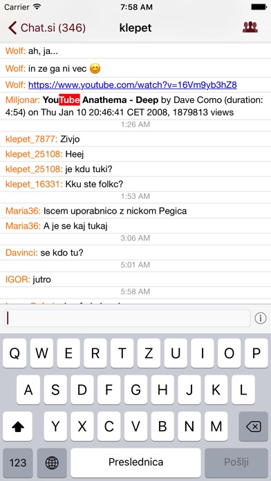 Chat.si screenshot 2