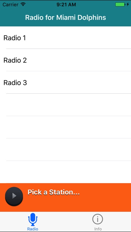 Radio for Miami Dolphins