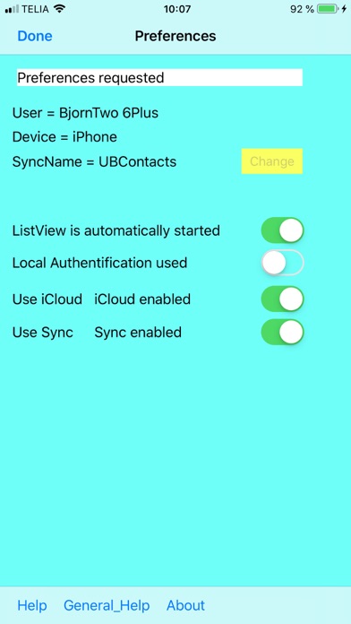 UBContacts screenshot 3