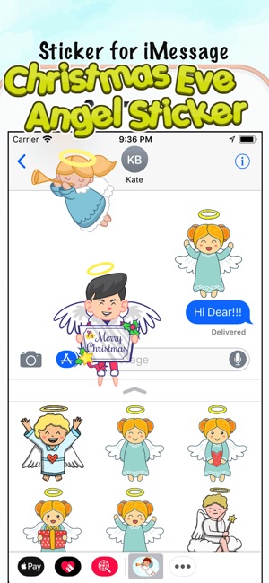 Christmas Eve Angel Sticker(圖3)-速報App