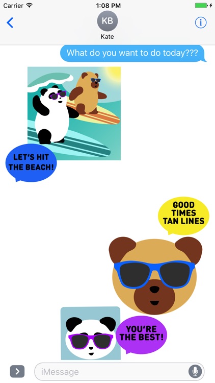 Bear & Panda Stickers screenshot-3