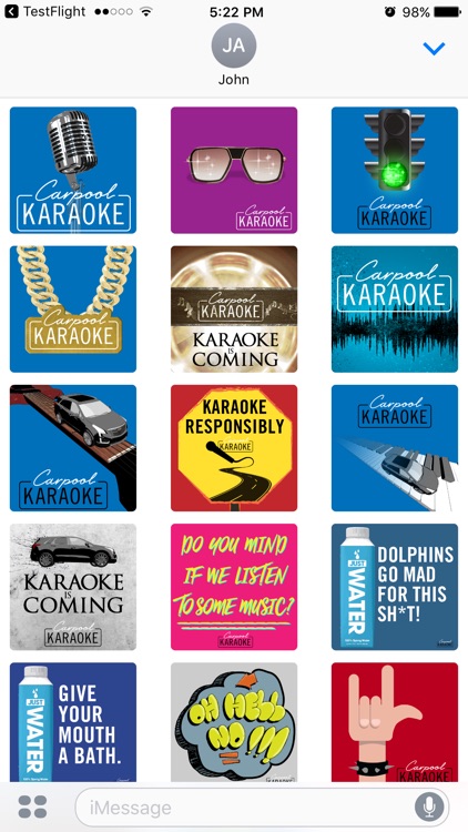 Carpool Karaoke Stickers