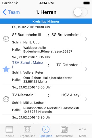 TSV Schott Mainz Handball screenshot 2