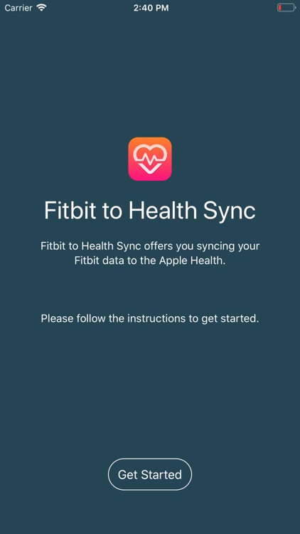 Fitbit to Health Sync