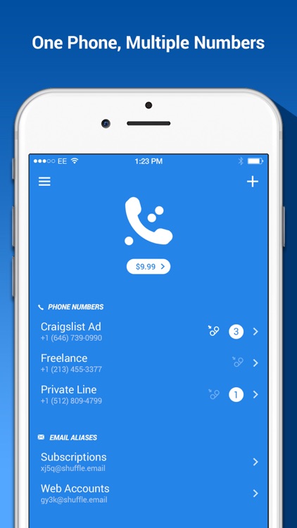 Shuffle — 2nd Phone Number