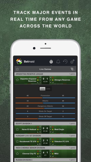 Betmaid: Football Stat Alerts(圖1)-速報App