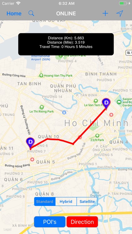 Ho Chi Minh City - Travel Map