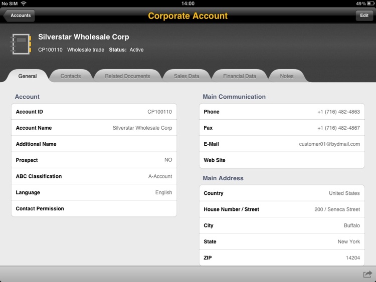 SAP Business ByDesign for iPad screenshot-3