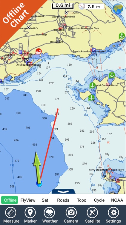 Malta - GPS offline chart & spot Navigator screenshot-3