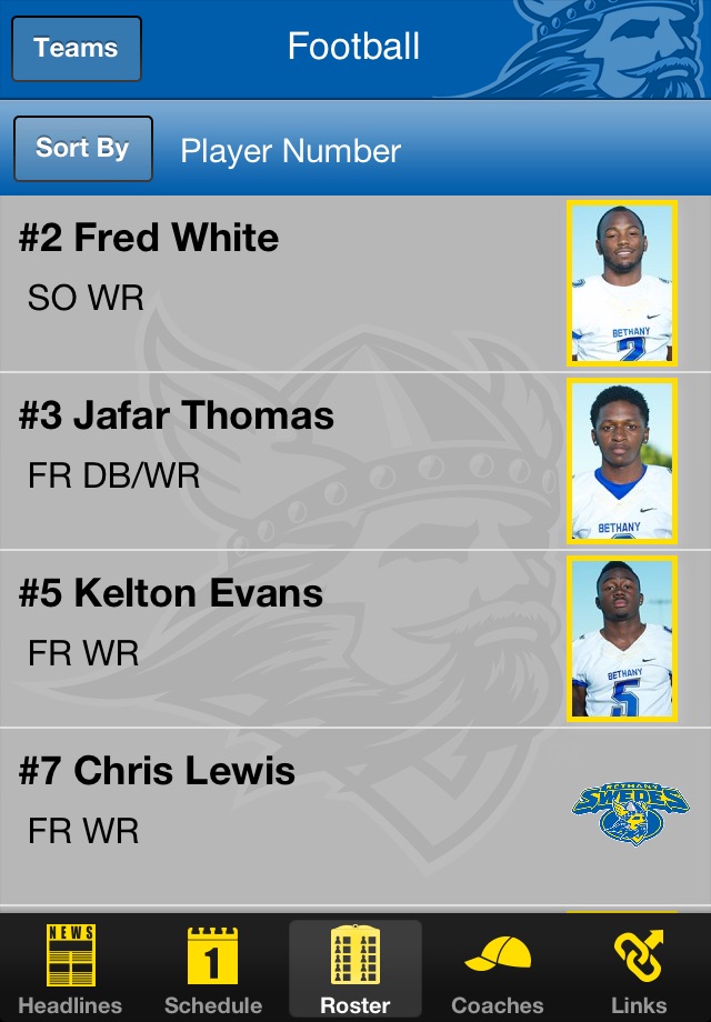 Bethany College Swedes screenshot 4