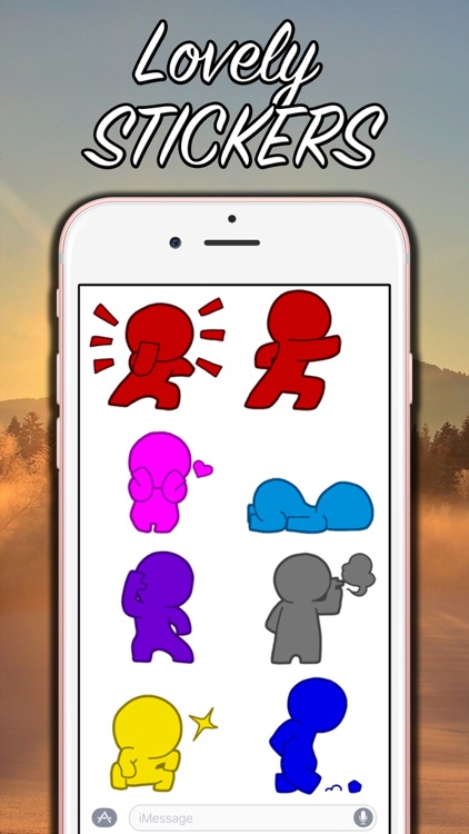 Colorful Men Stickers! screenshot-3