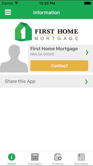 First Home Mortgage Mobile App