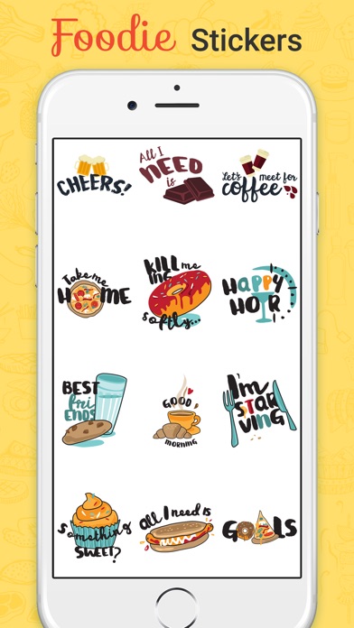 Foodie Stickers Fun screenshot 3
