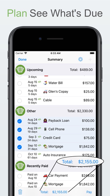 Money Master - Bill Organizer