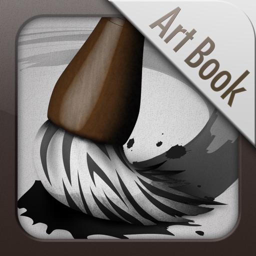 Zen Brush Art Book Icon